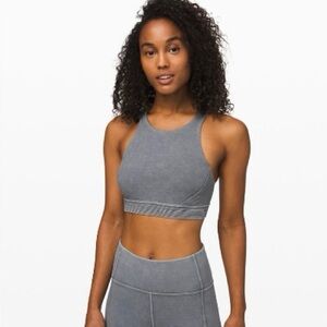 lululemon high neck ribbed sports bra